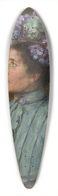 Piet Mondrian - Portret van Elisabeth Sophia Maria (Betsy) Cavalini 39.3 inch art pintail longboard deck