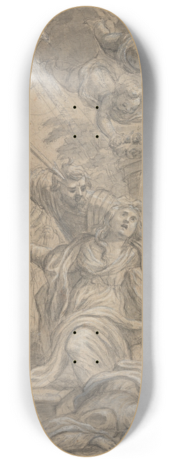 Cosimo Ulivelli - Martyrdom of Two Female Saints 8.25 inch art skate deck