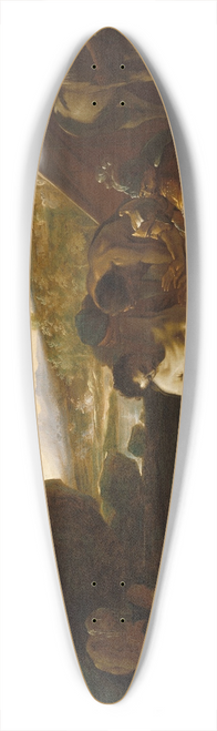Pietro Testa - Alexander the Great Rescued from the River Cydnus 39.3 inch art pintail longboard deck