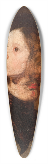 Piotr Michaowski - Portrait of Maria Michaowska 39.3 inch art pintail longboard deck