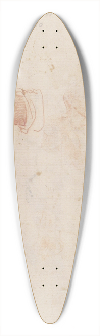 Poppi (Francesco Morandini) - Two Studies of Hands 39.3 inch art pintail longboard deck