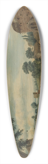 Prilidiano Pueyrredn - Un domingo en los suburbios de San Isidro 39.3 inch art pintail longboard deck