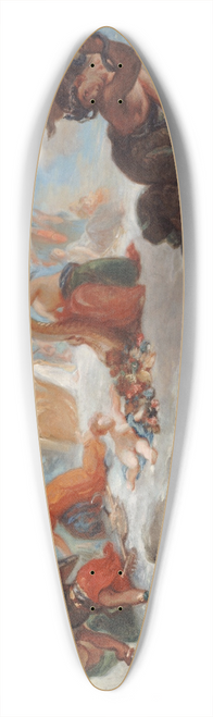 Raimundo de Madrazo y Garreta - La Paix vient consoler les hommes et leur ramne lAbondance 39.3 inch art pintail longboard deck