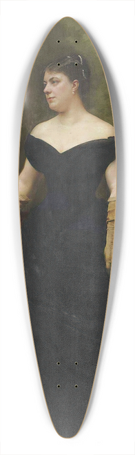 Raimundo de Madrazo y Garreta - Portrait de madame Isaac Hirsch Kann, ne Koenigswarter 39.3 inch art pintail longboard deck