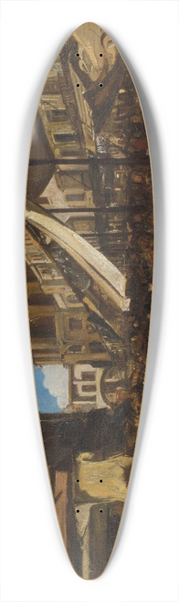 Ramon Mart i Alsina - Born Vell 39.3 inch art pintail longboard deck