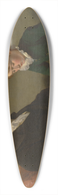 Ramsay Richard Reinagle - Francis Noel Clarke Mundy and His Grandson, William Mundy 39.3 inch art pintail longboard deck