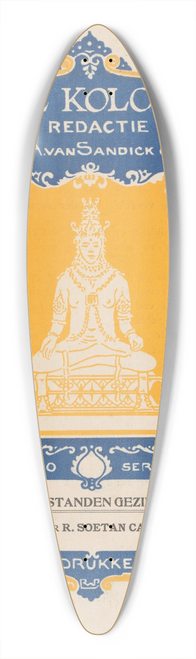 Reinier Willem Petrus de Vries - Prospectus van de Onze kolonin reeks van Hollandia-drukkerij te Baarn 39.3 inch art pintail longboard deck