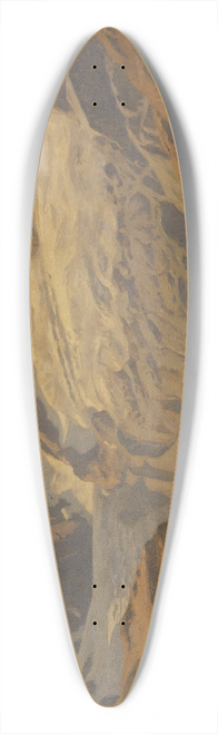 Rgnault Sarasin - The Moming Seen from Riffelalp 39.3 inch art pintail longboard deck