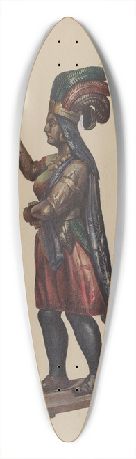 Richard F. Smith - Cigar Store Indian 39.3 inch art pintail longboard deck