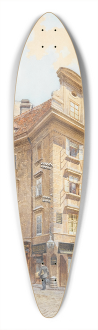 Richard Moser - Seitzergasse 39.3 inch art pintail longboard deck