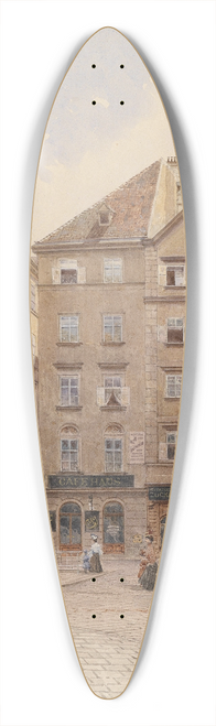 Richard Moser - Wien Irisgasse gegen Naglergasse 39.3 inch art pintail longboard deck