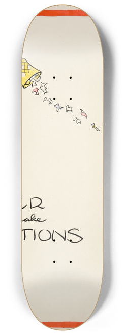 Cyril Kenneth Bird (Fougasse)  - Paper helps to make munitions 8.25 inch art skate deck