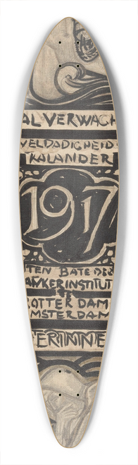 Richard Nicolas Roland Holst - Ontwerp voor Weldadigheidskalender voor 1917 39.3 inch art pintail longboard deck