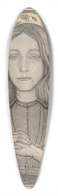 Richard Nicolas Roland Holst - Portrait of Harpje, Aged 15 39.3 inch art pintail longboard deck