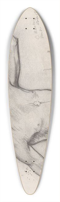 Richard Nicolas Roland Holst - Staande man met ontbloot bovenlichaam, ten halven lijve 39.3 inch art pintail longboard deck