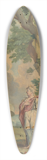 Rienk Keyert - Telemachus en Mentor komen aan bij de nimf Calypso 39.3 inch art pintail longboard deck