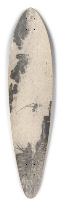 Robert Charles Goff - The Nile 39.3 inch art pintail longboard deck