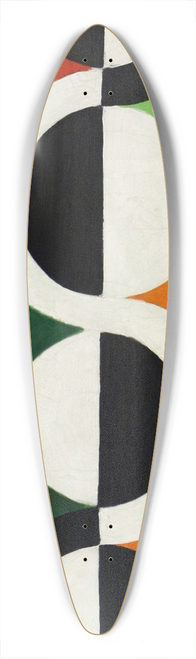 Robert Delaunay - Endless rhythm 39.3 inch art pintail longboard deck