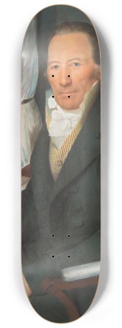 Daniel Caffe - Portrait Of A Sitting Man Near A Window 8.25 inch art skate deck