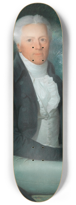 Daniel Caffe - Portrait Of The Prussian Statesman Prince Karl August Von Hardenberg (1750-1822) In The Park Of His Country Estate At Tempelhof Near Berlin 8.25 inch art skate deck
