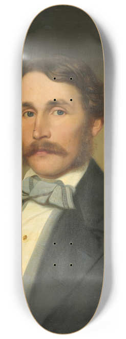 Daniel Cornelius Gesell - Portrait of Lorenz Faller 8.25 inch art skate deck
