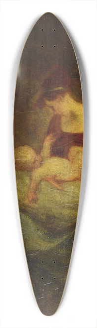 Robert Loftin Newman - Mother and Child 39.3 inch art pintail longboard deck