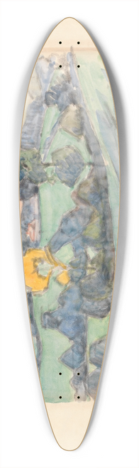 Robert Polhill Bevan - Near Brimley Hill 39.3 inch art pintail longboard deck