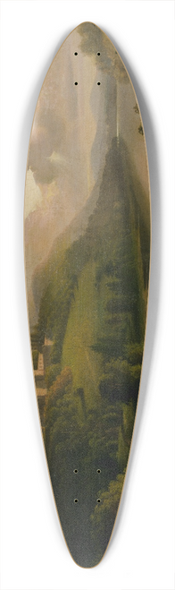 Robert S. Duncanson - Scotch Highlands 39.3 inch art pintail longboard deck