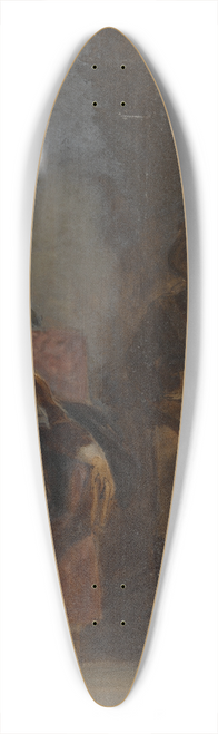 Robert Smirke - Man Seated while Speaking to a Soldier Who is Standing 39.3 inch art pintail longboard deck