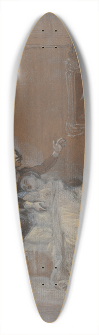 Robert Smirke - One from Illustrations to Shakespeare 39.3 inch art pintail longboard deck