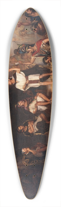Rodrigo Gutirrez - The Tlaxcalan Senate 39.3 inch art pintail longboard deck