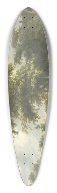 Roelof Jansz. van Vries - Landscape with Falconer 39.3 inch art pintail longboard deck
