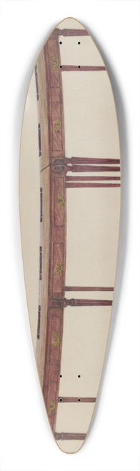 Rollington Campbell - Desk (in two sections) Used by Members of Congress 39.3 inch art pintail longboard deck