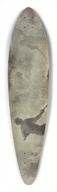 Rosa Bonheur - Charcoal burners (Les charbonniers) 39.3 inch art pintail longboard deck