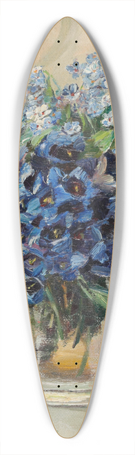 Rosa Scherer - Frhlingsblumen in Glasvase 39.3 inch art pintail longboard deck