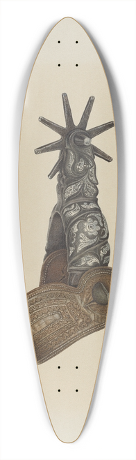 Rose Campbell-Gerke - Inlaid Spur 39.3 inch art pintail longboard deck