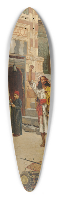 Rudolf Ernst - An Afternoon Show 39.3 inch art pintail longboard deck