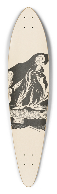 Rudyard Kipling - Djinn making the beginnings of the magic 39.3 inch art pintail longboard deck