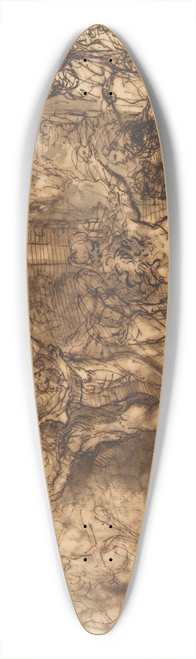 Salvator Rosa - Witches Sabbath 39.3 inch art pintail longboard deck