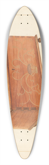 Samuel Fineman - Bible Box 39.3 inch art pintail longboard deck