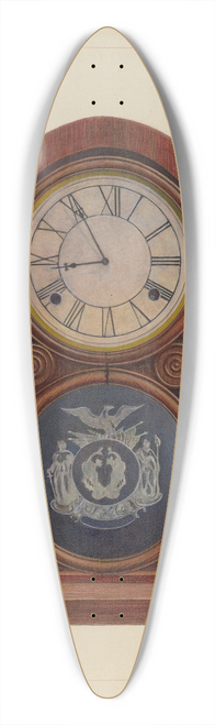 Samuel Fineman - Mantel Clock or Shelf Clock 39.3 inch art pintail longboard deck