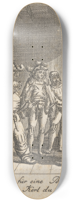 Daniel Nikolaus Chodowiecki - Henry IV, Part I, Act III, Scene III 8.25 inch art skate deck