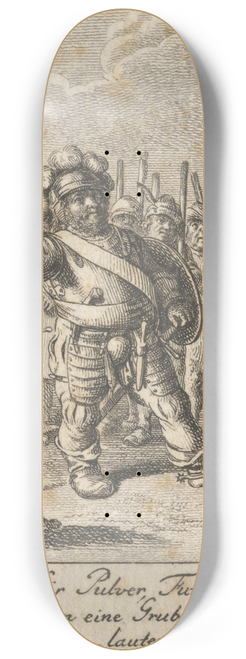 Daniel Nikolaus Chodowiecki - Henry IV, Part I, Act IV, Scene II 8.25 inch art skate deck
