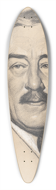 Samuel Johnson Woolf - Sir Ronald Charles Lindsay 39.3 inch art pintail longboard deck