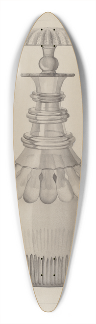 Samuel O. Klein - Carafe 39.3 inch art pintail longboard deck