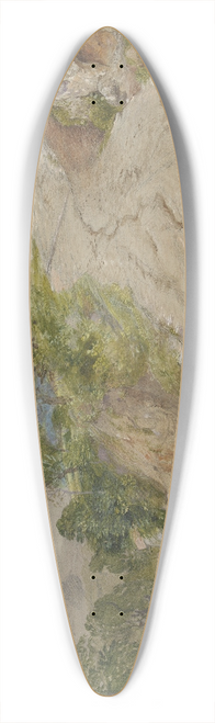 Samuel Palmer - Road in an Italian Mountain Landscape 39.3 inch art pintail longboard deck