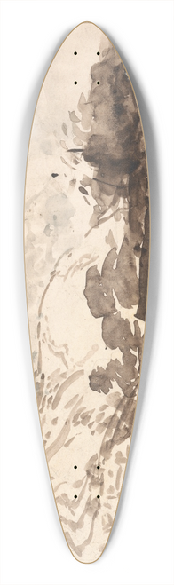 Samuel Palmer - The Bright Cloud 39.3 inch art pintail longboard deck