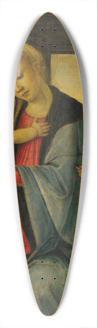 Sandro Botticelli - The Madonna and Child with the infant Saint John the Baptist 39.3 inch art pintail longboard deck