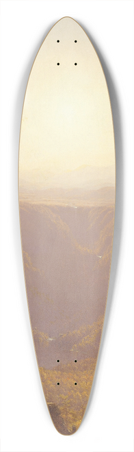 Sanford Robinson Gifford - A Gorge in the Mountains (Kauterskill Clove) 39.3 inch art pintail longboard deck