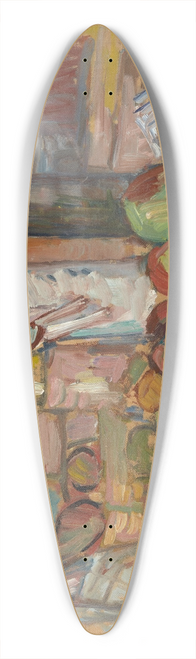 Sasza Blonder - Still Life with Fruit 39.3 inch art pintail longboard deck